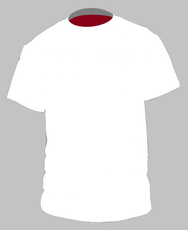 Customizable white t-shirt front