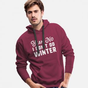 Men's Premium Hoodie-I Don't Do Winter